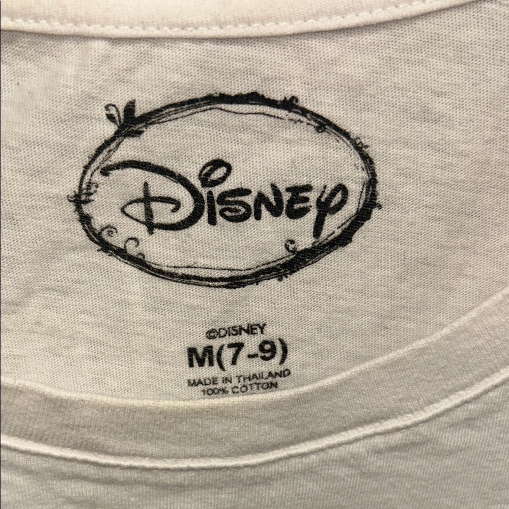 Disney Classic Mickey Mouse Red and White Girls Tee M (7-9) - Picture 2 of 4
